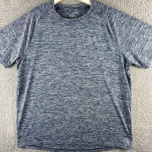 Under Armour Athletic Shirt Mens XXL Blue Tech Tee Gym‎ Crossfit Run Outdoor
